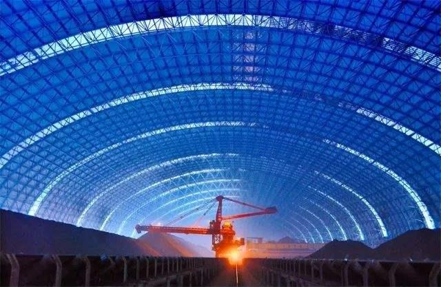 靖江亿优钢构工程师为您解析原料场封闭技术的特点和类型